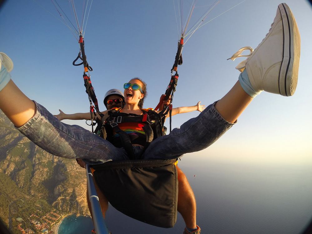 Paragliding Experience From Side