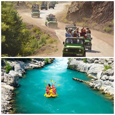 Side Jeep Safari And Rafting