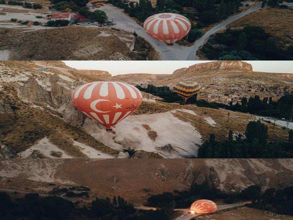 Soganli Valley Hot Air Balloon Flight at Sunrise