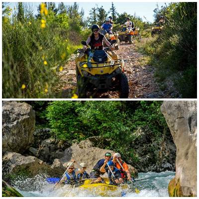 Kemer Rafting and ATV Safari – 2-in-1 Adventure