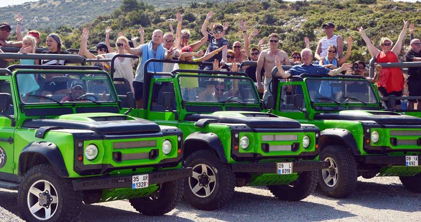 kusadasi jeep safari boat trip tour