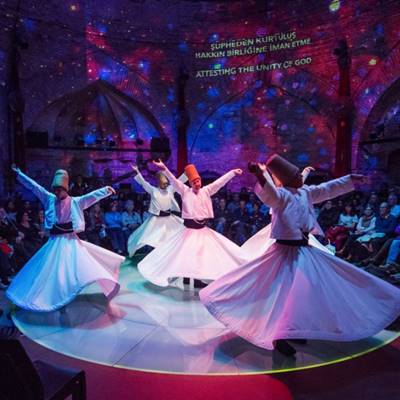 Whirling Dervishes in Istanbul (HodjaPasha Culture Center)