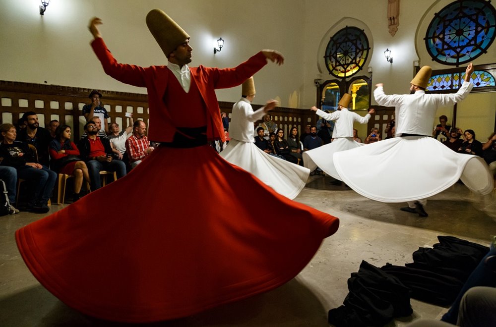 whirling dervishes in istanbul