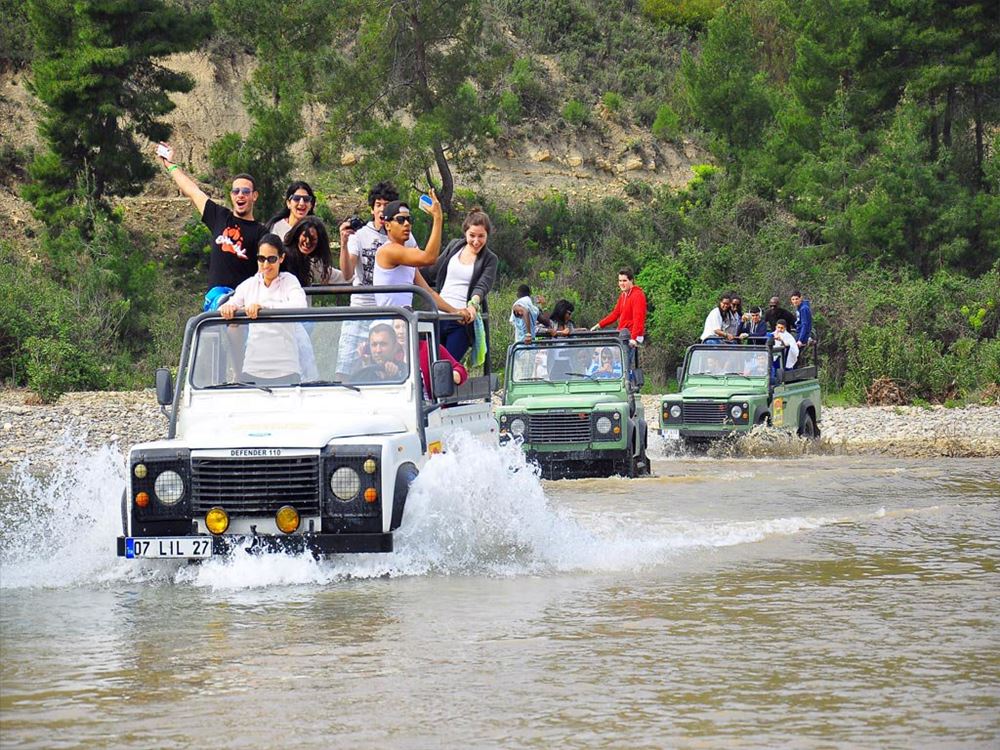 Jeep safari and Rafting from Alanya