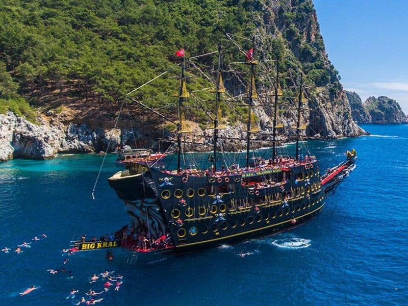 pirate ship tour turkey
